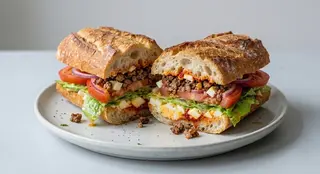 Sandwich Mixte Œuf & Kouika
