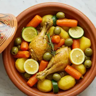 Tagine Poulet Aux Légumes