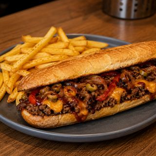 Sandwich à la viande hachée