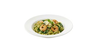 Pâtes Scampi Zucchine
