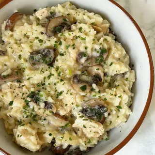 Risotto Poulet Champignons