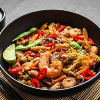 Wok Fruits De Mer