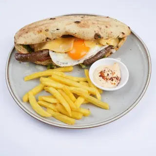 Sandwich Œuf Et Merguez