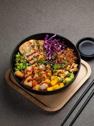 Poke Bowl Crevette Tempura