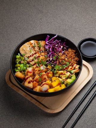 Poke Bowl Crevette Tempura