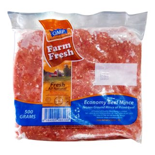 Qmp Economy Beef Mince 500G