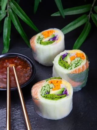 Spring Roll Salmon Lovers