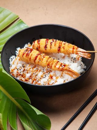 Yakitori Crevette Royale Tempura