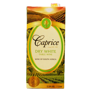 Caprice Fortified Dry White Wine - 1000Ml