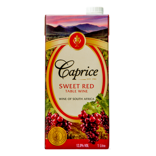 Caprice Fortified Sweet Red Wine - 1L