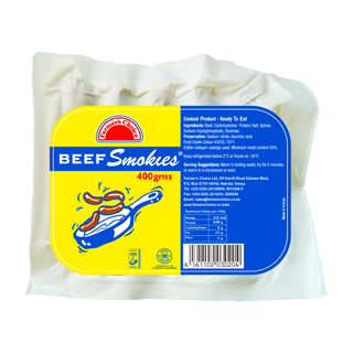 Farmers Choice Beef Smokies 400G Exlong