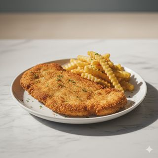 Milanese con patatine