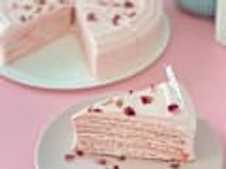 Mille crêpe litchi e rosa
