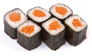 Мини роллы с лососем (140г)