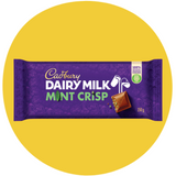 Cadbury Dairy Milk Mint Crisp Chocolate 150g