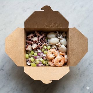 Mix freddo di frutti di mare