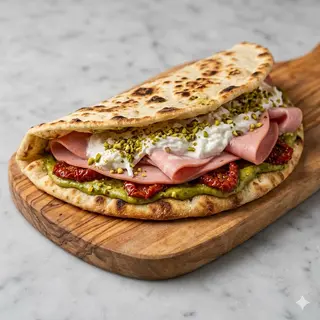 Il mosaico rosa - piadina