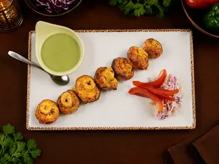 Mushroom achari tikka