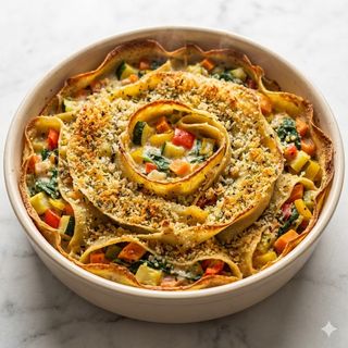 Nido di crepes vegan