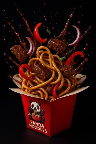 Klasični noodles sa govedinom 420gr