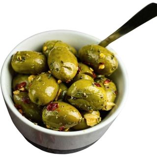 Olive verdi condite alla contadina 100 g