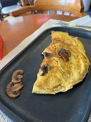 Omelete de Cogumelos Frescos