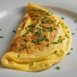 Omlet sa junećom kobasicom i hleb