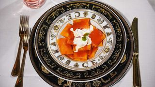 Il pacchero, pomodoro e stracciatella