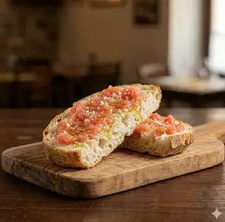 Pan con tomate