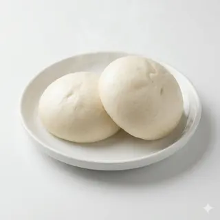 Pane al vapore - 2 pezzi