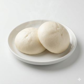 Pane al vapore - 2 pezzi