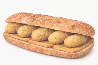 Panino con panelle e crocchè 