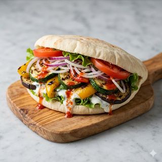 Panino verdure alla griglia