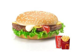 Panino cheese burger - menù