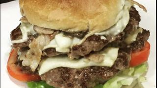 Panino componibile con doppio burger di angus