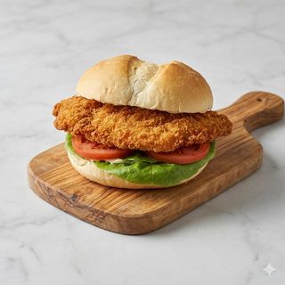 Panino con cotoletta di pollo