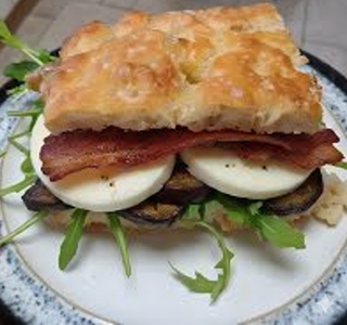 Panino con melanzane