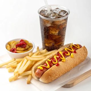 Panino hot-dog menù