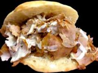 Panino kebab solo carne