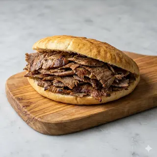 Panino solo carne kebab