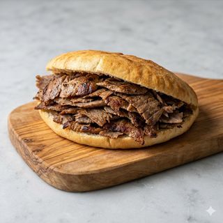 Panino solo carne kebab