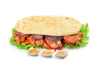 Panino naan grill tikka - singolo