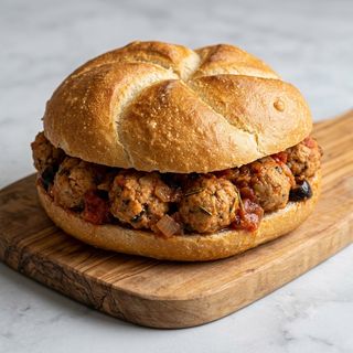Rosetta polpette di pollo alla cacciatora