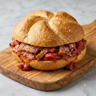 Rosetta con sugo all'amatriciana