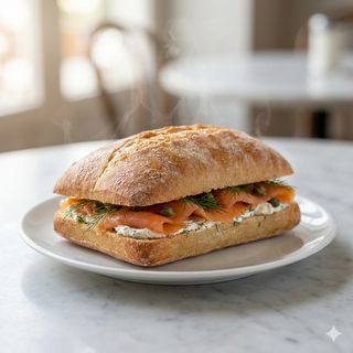 Salmone panino