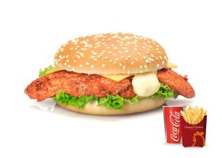 Panino tikka burger - menù