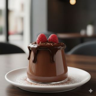 Panna cotta al cioccolato