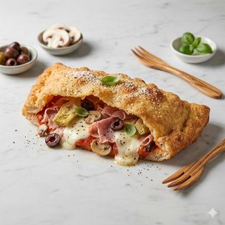 Panzerotto fritto capricciosa 