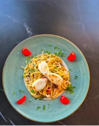 Pasta s plodovima mora 400 g.