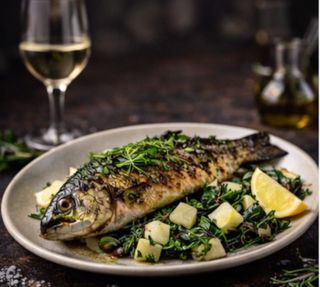 Pastrmka na roštilju 250g